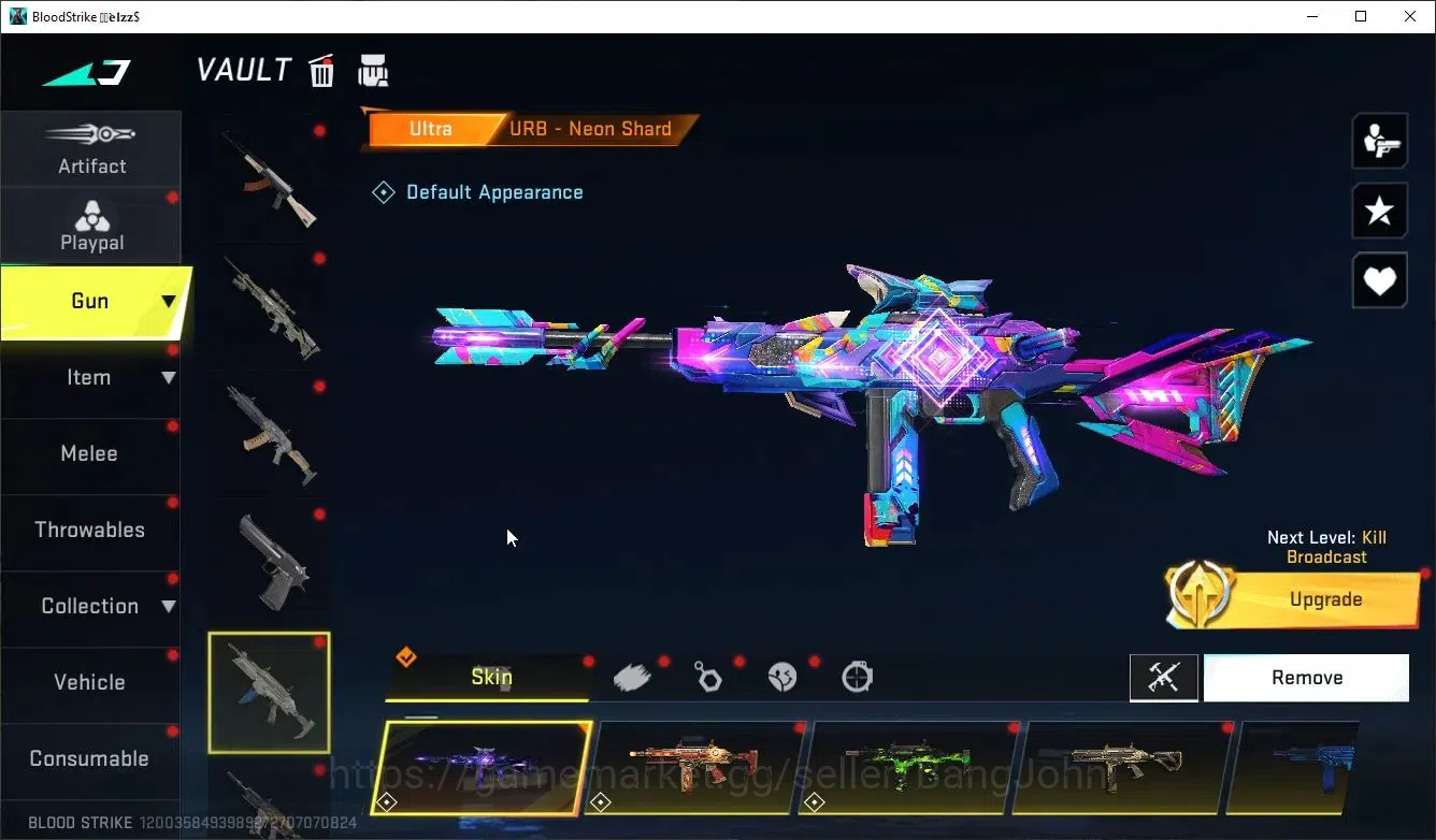 Blood Strike Accounts ASIA |1 ETERNAL: Desert Eagle-Scorpius|6 COLLAB GU image 8