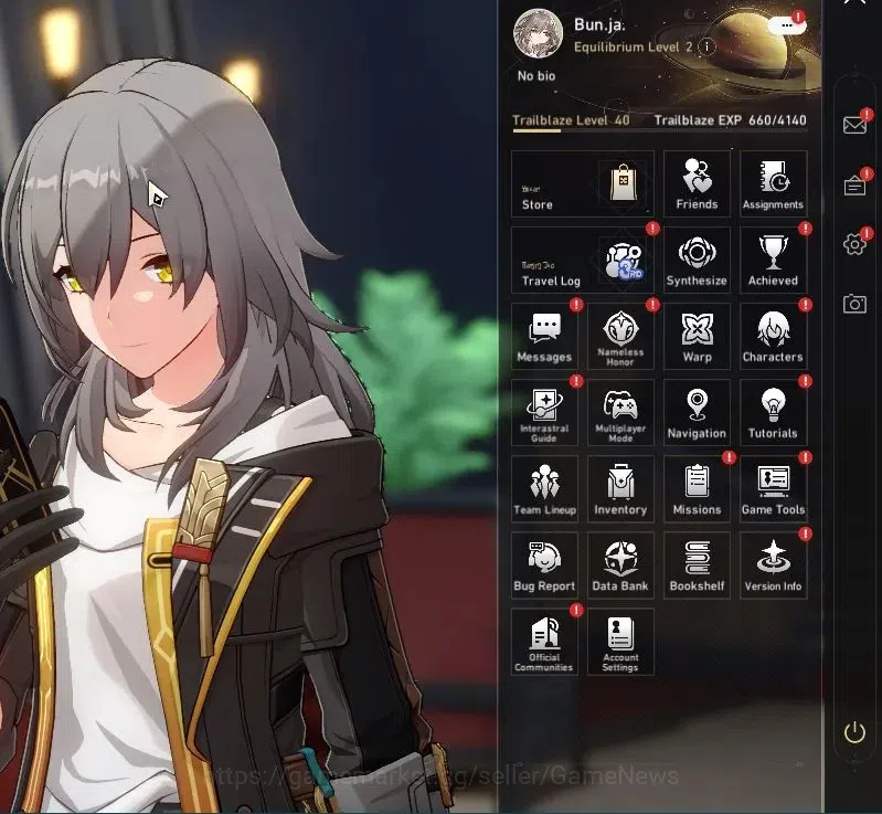 Honkai Star Rail Accounts Asia|TL 40|Ready Gacha 8,2K SJ|5 Limited|Silver Wo image 2