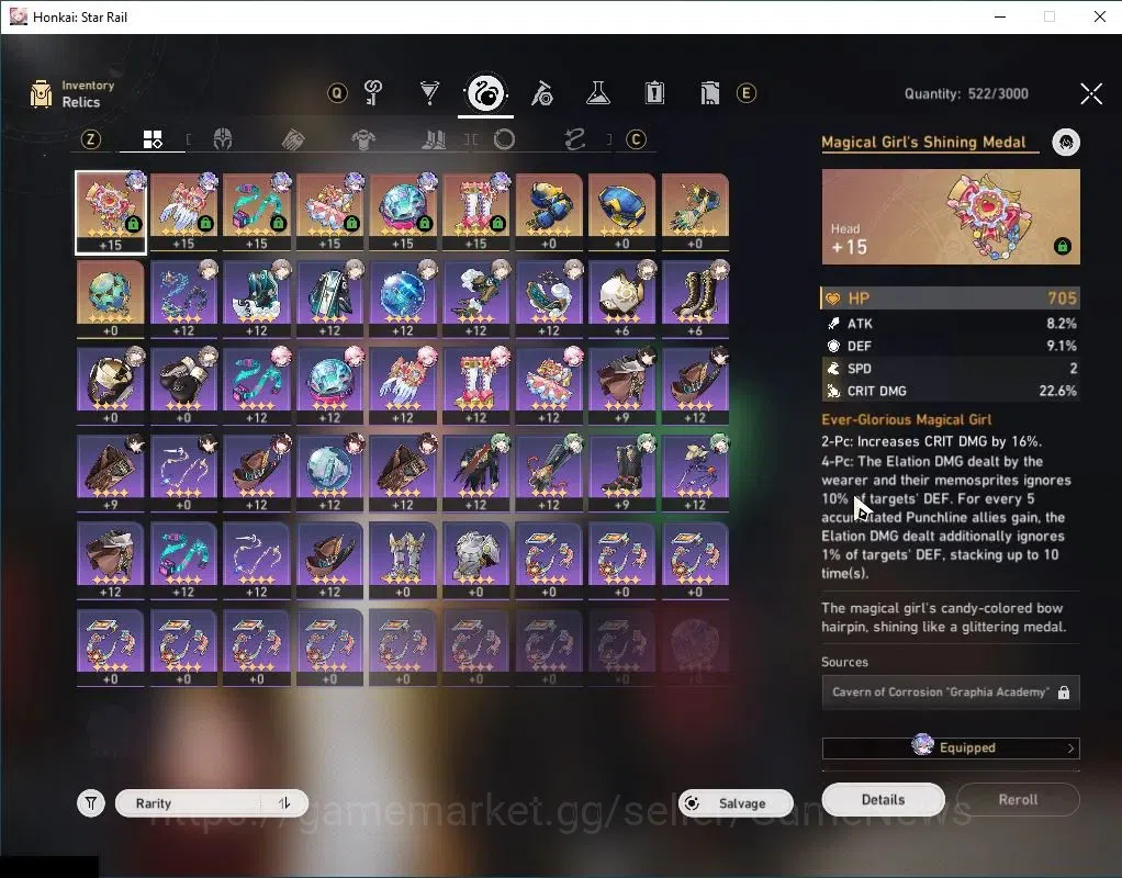 Honkai Star Rail Accounts Asia|TL 40|Ready Gacha 8,2K SJ|5 Limited|Silver Wo image 9