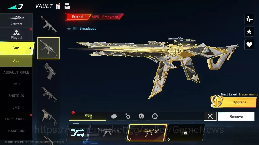 Blood Strike Accounts Starter Asia | Eternal MP5 Empyrean Lv2 | Legendary Kala Pendulum of Fate,NOVA Rebel Vogue | Fresh 1