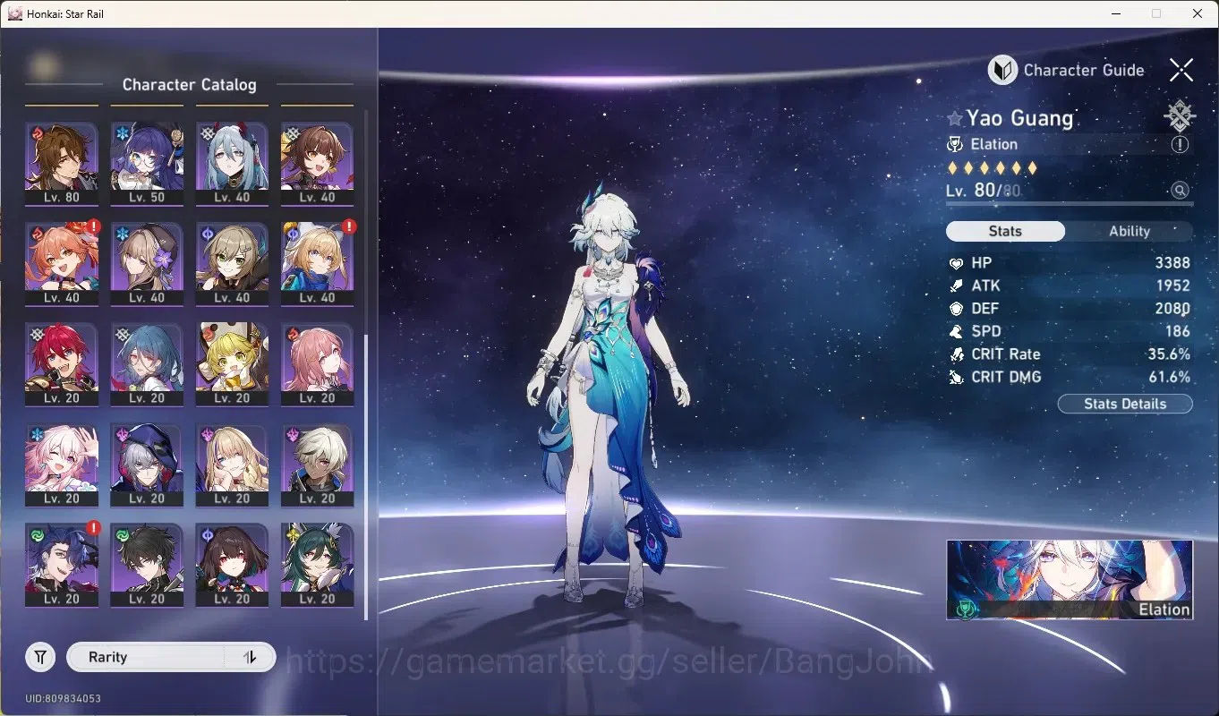 Honkai Star Rail Accounts End Game ASIA|TL 65|10 Limited 3