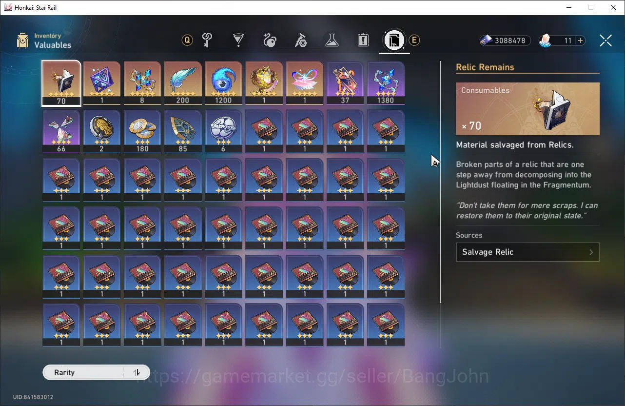 Honkai Star Rail Accounts ASIA | TL 48 | 7 Limit | Castorice | Cyrene | Ever image 5