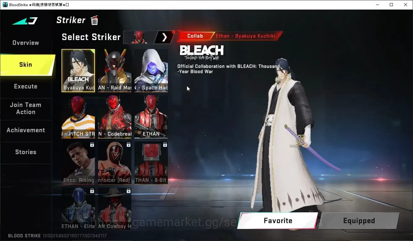 Blood Strike Accounts ASIA|ETERNAL Zero,DeAgle+MELEE Shuriken,Collab ENZ image 19