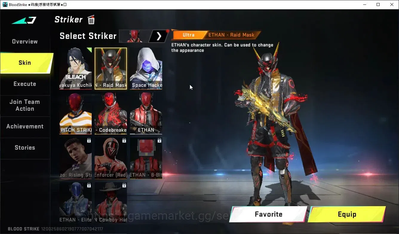 Blood Strike Accounts ASIA|ETERNAL Zero,DeAgle+MELEE Shuriken,Collab ENZ image 20