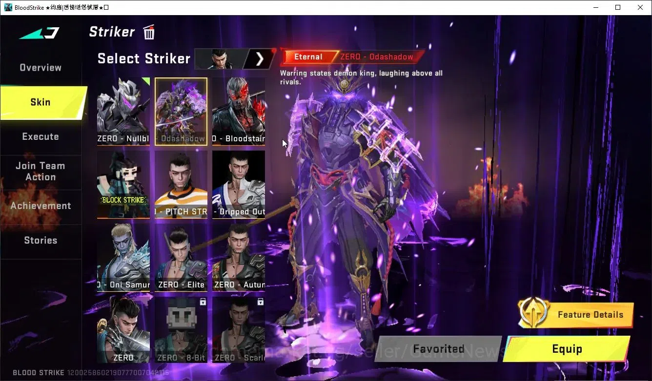 Blood Strike Accounts ASIA|ETERNAL Zero,DeAgle+MELEE Shuriken,Collab ENZ image 3