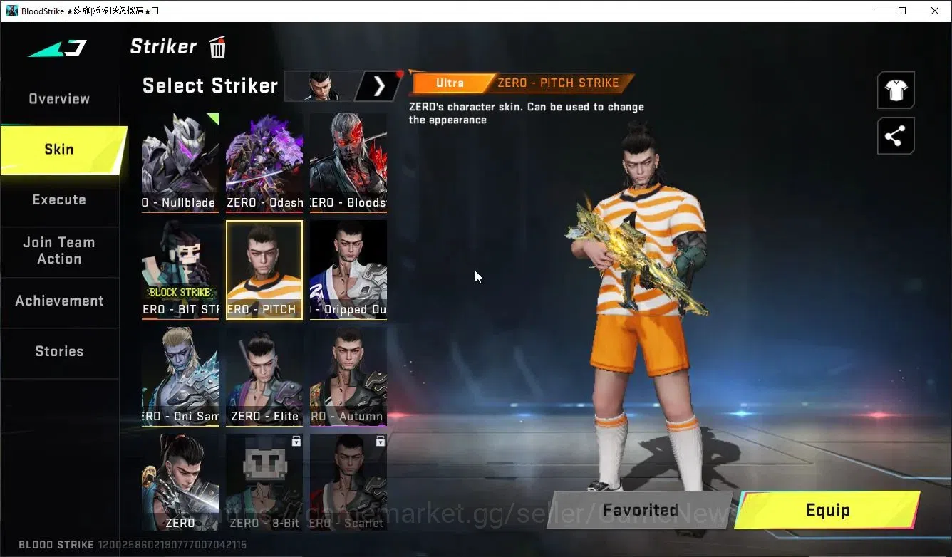 Blood Strike Accounts ASIA|ETERNAL Zero,DeAgle+MELEE Shuriken,Collab ENZ image 7