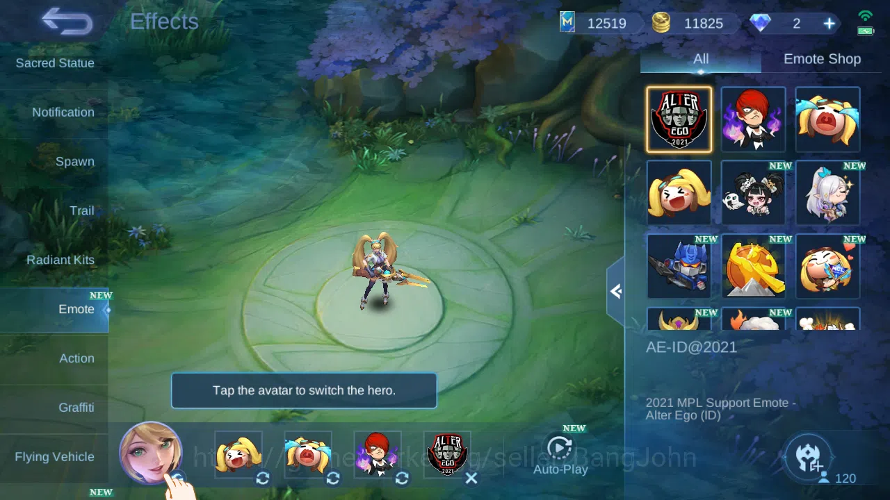 Mobile Legends: Bang Bang Accounts Others Hero 118 | skin 213 | emblem all max | renowed collector 3 | wr 54 % ex immo 100 5