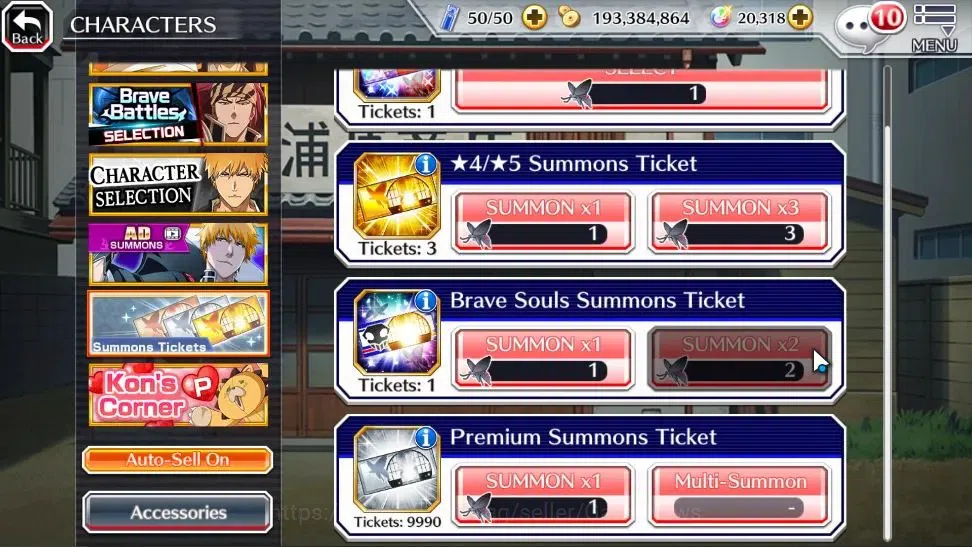Bleach: Brave Souls Accounts Others [GLOBAL]20K Orb|Ichigo Dream Team,Swimsut26 Gisele,OrientSoc Bambieta,SwimSut25 19
