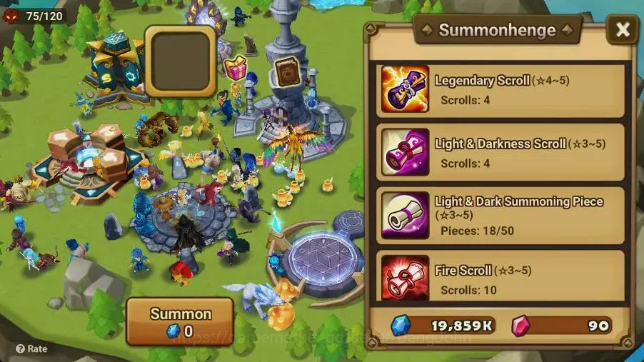 Summoners War: Sky Arena Accounts Starter GLOBAL | NB 5 TESHAR,Starter Gacha 115 12Y+160 11Y Scrool, 3 Legendary All 4