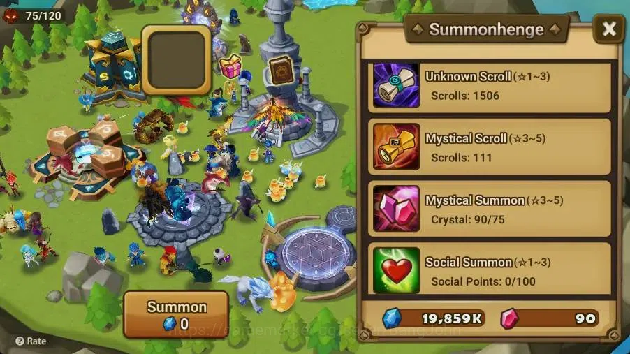 Summoners War: Sky Arena Accounts Starter GLOBAL | NB 5 TESHAR,Starter Gacha 115 12Y+160 11Y Scrool, 3 Legendary All 5