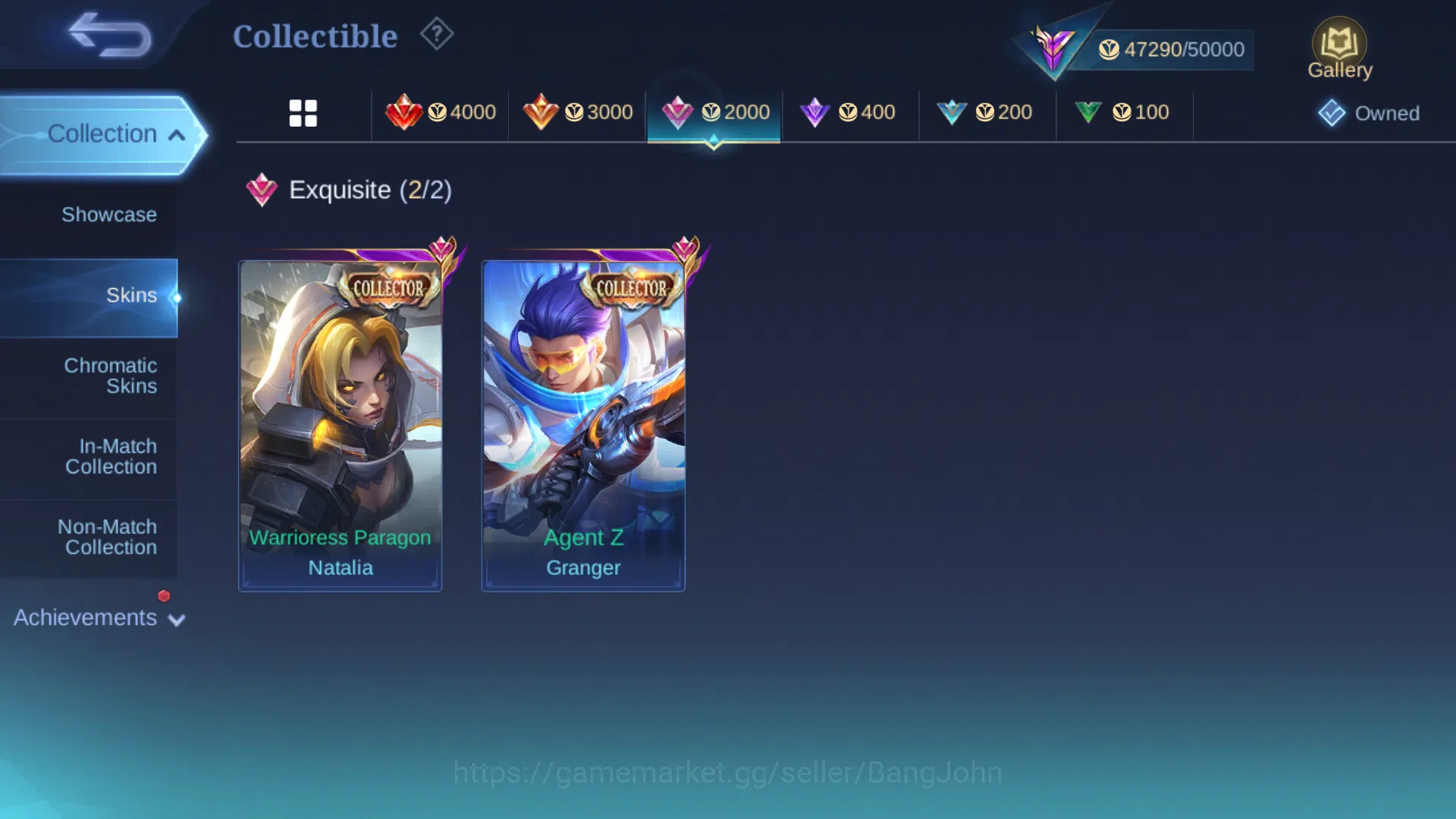 Mobile Legends: Bang Bang Accounts Hero 131 | Skin 225 | Emblem All Max | Collector G image 5