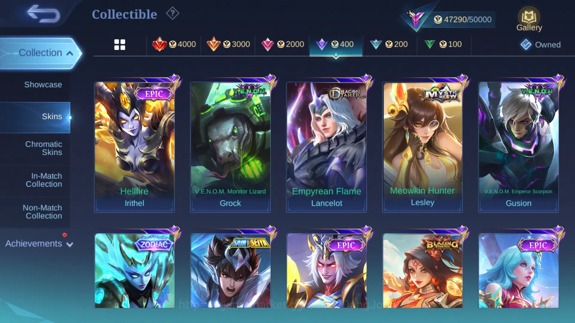 Mobile Legends: Bang Bang Accounts Hero 131 | Skin 225 | Emblem All Max | Collector G image 7