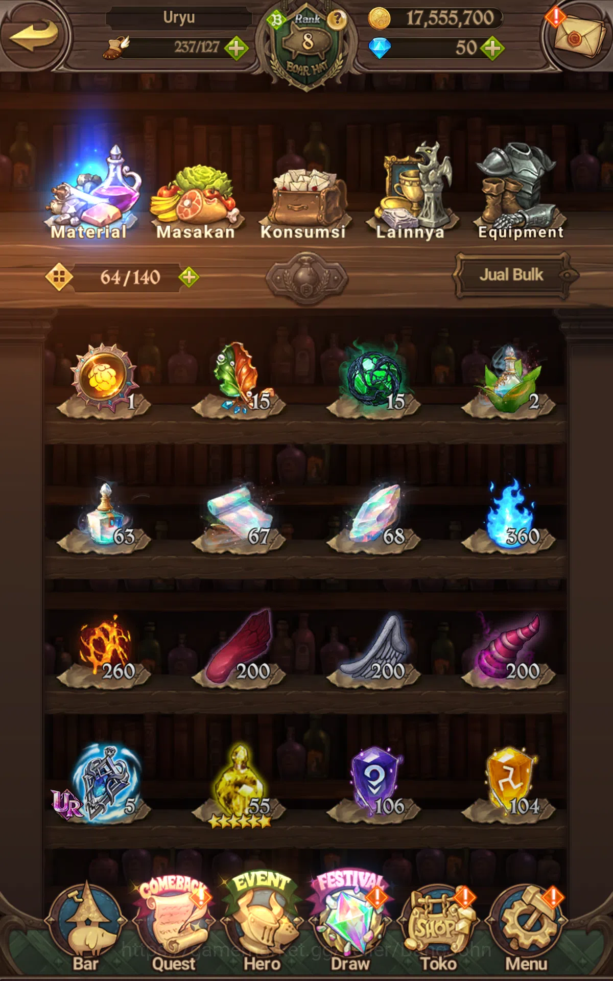 The Seven Deadly Sins: Grand Cross Accounts Global|Starter|1.1M CC|UR Merlin&Esca,Eastin,Chaos image 3