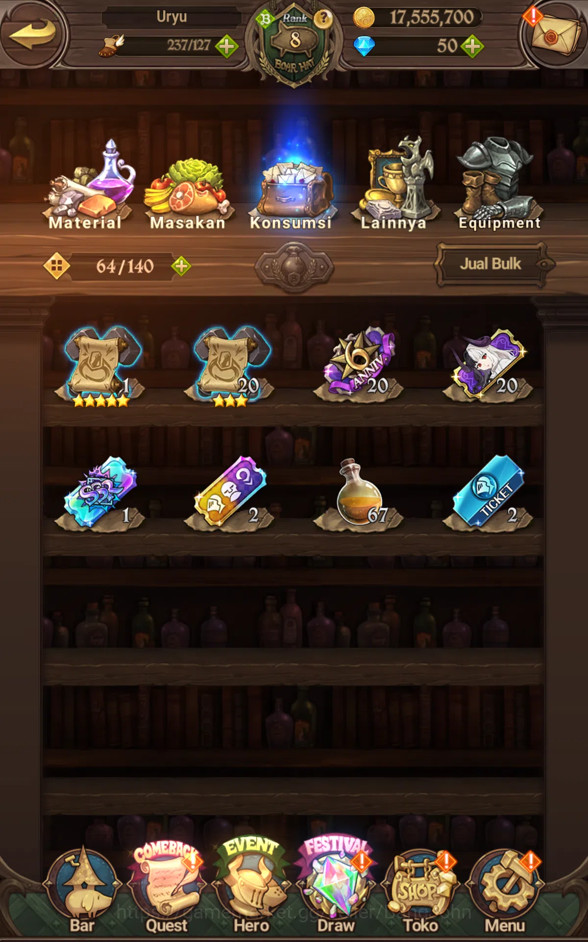 The Seven Deadly Sins: Grand Cross Accounts Global|Starter|1.1M CC|UR Merlin&Esca,Eastin,Chaos image 4