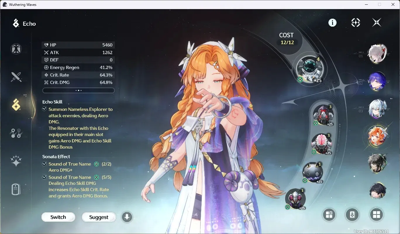 Wuthering Waves Accounts SEA|UL 57|Rank 6|6 Char Limited([Hiyuki,Sigrika,Qi image 10