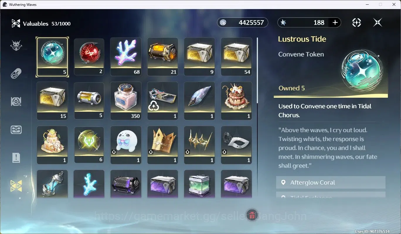 Wuthering Waves Accounts SEA|UL 57|Rank 6|6 Char Limited([Hiyuki,Sigrika,Qi image 20