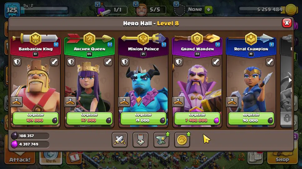 Clash of Clans Accounts TH 15 - BH 6| LV 125 | HH 8| BK 61,AQ 65,GW 33,MP image 5