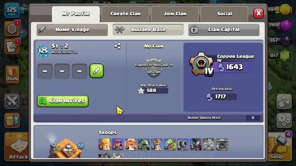 Clash of Clans Accounts TH 15 - BH 6| LV 125 | HH 8| BK 61,AQ 65,GW 33,MP image 9