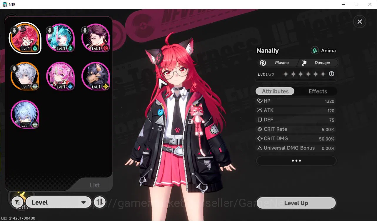 Neverness to Everness Accounts GLOBAL SEA|HL 3|1 SSR Limited Nanally + 5 SR [Skia image 1