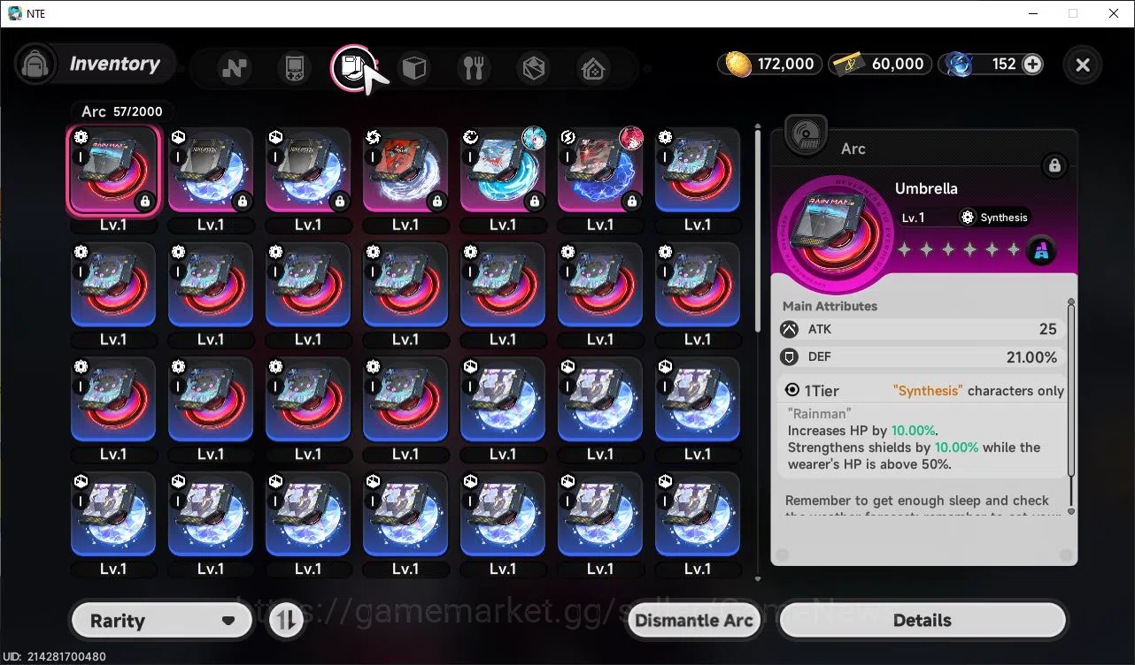 Neverness to Everness Accounts GLOBAL SEA|HL 3|1 SSR Limited Nanally + 5 SR [Skia image 6