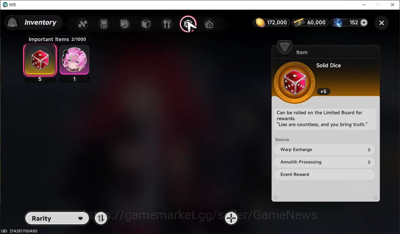 Neverness to Everness Accounts GLOBAL SEA|HL 3|1 SSR Limited Nanally + 5 SR [Skia image 7