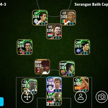 eFootball Accounts Legends & Iconic Players Mobile|PW 3179|Frank Rijkaard BigT,Carles Puyol Epic,Oliver Kahn Epic,Paul