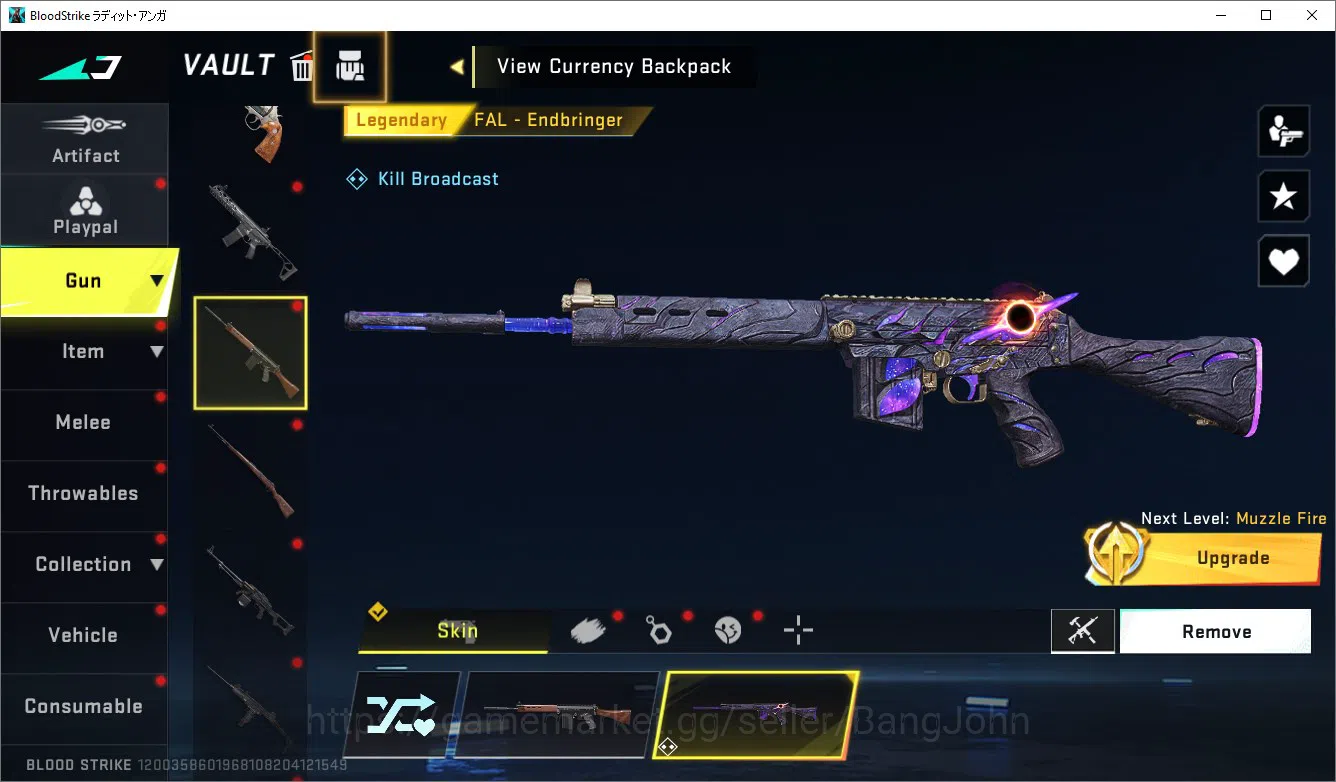 Blood Strike Accounts ASIA | 7DS AK47, AOT KAG, Ultra M82+Vector, Melee image 3