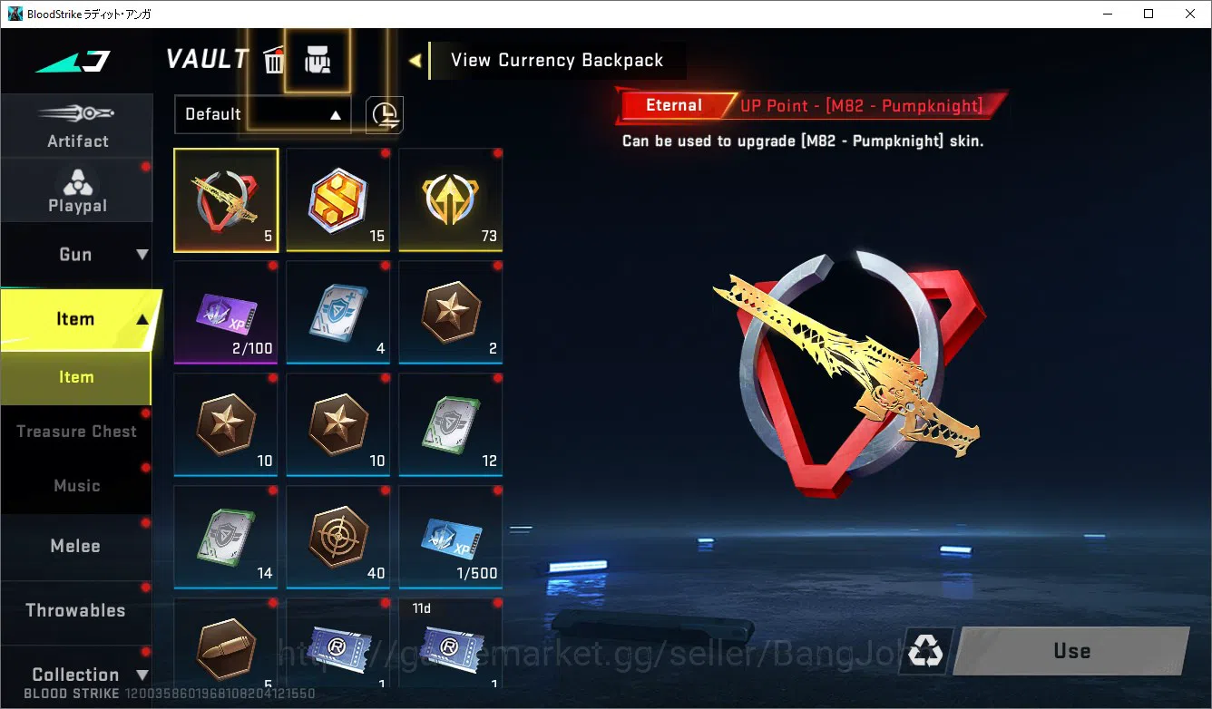 Blood Strike Accounts ASIA | 7DS AK47, AOT KAG, Ultra M82+Vector, Melee image 9