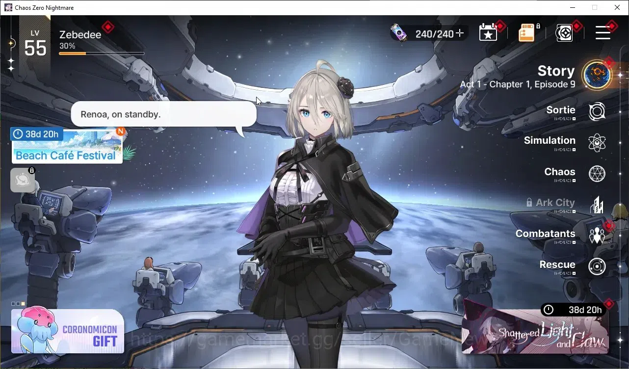 Chaos Zero Nightmare Accounts GLOBAL Lv 55|10 SSR (Arabella M2) Hilde,Tenebria,Nine,Yuki,Rin,Hugo,Veronica,Mei 1