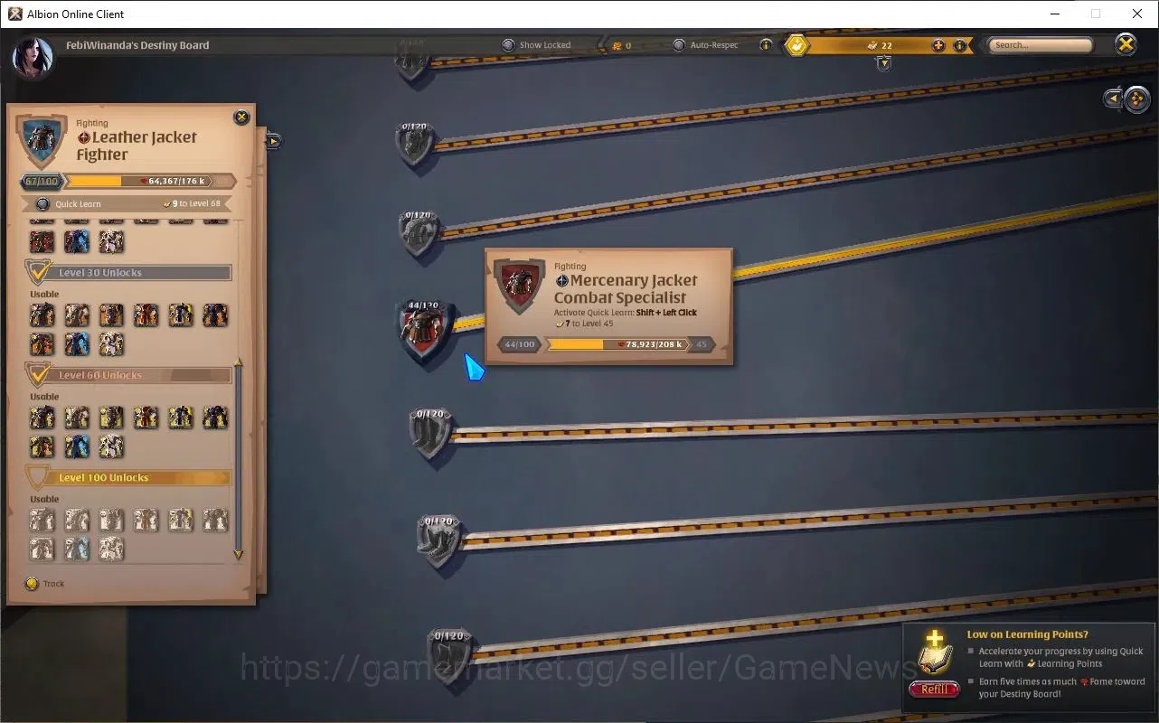 Albion Online Accounts ASIA | 2,25M Total Fame - 2,34M Silver | T8 Ore Mi image 6