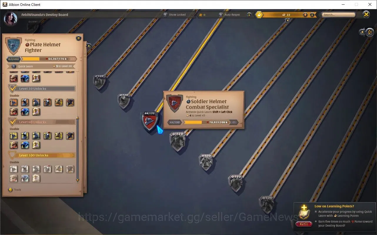 Albion Online Accounts ASIA | 2,25M Total Fame - 2,34M Silver | T8 Ore Mi image 7