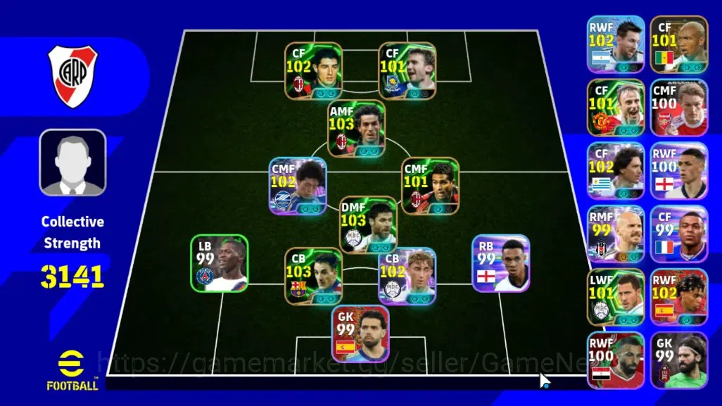 eFootball Accounts Android|Epic Xabi Alonso,Roberto Donadoni,Albert F image 1
