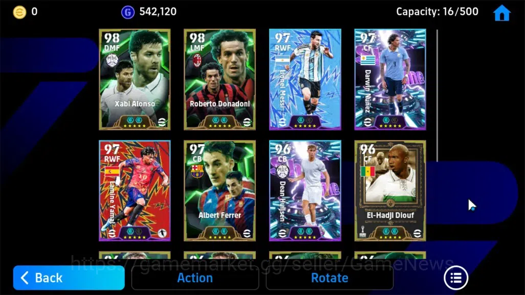 eFootball Accounts Android|Epic Xabi Alonso,Roberto Donadoni,Albert F image 7
