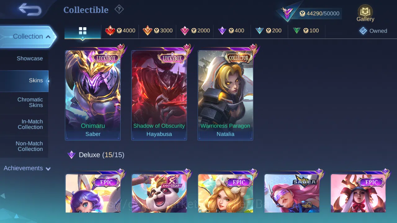Mobile Legends: Bang Bang Accounts Hero 131 | Skin 216 | Luckybox Saber | Luckybox Ha image 5