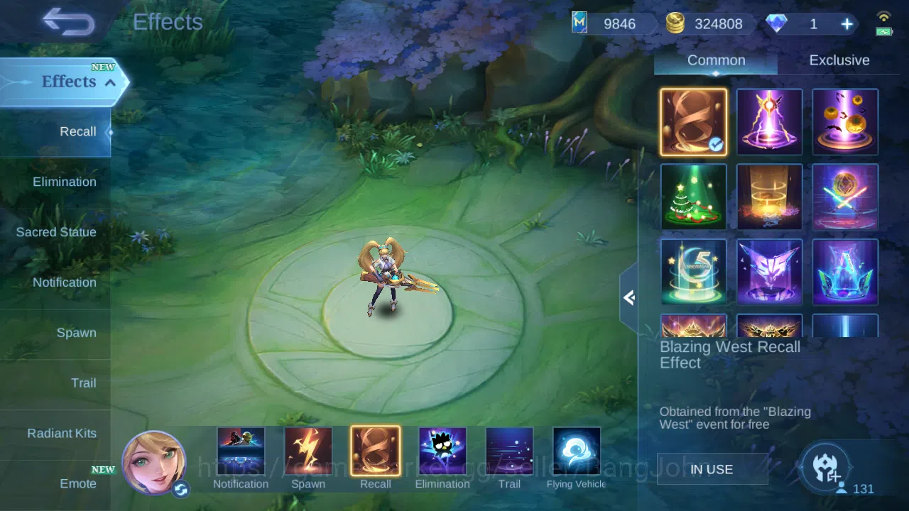 Mobile Legends: Bang Bang Accounts Hero 131 | Skin 216 | Luckybox Saber | Luckybox Ha image 9