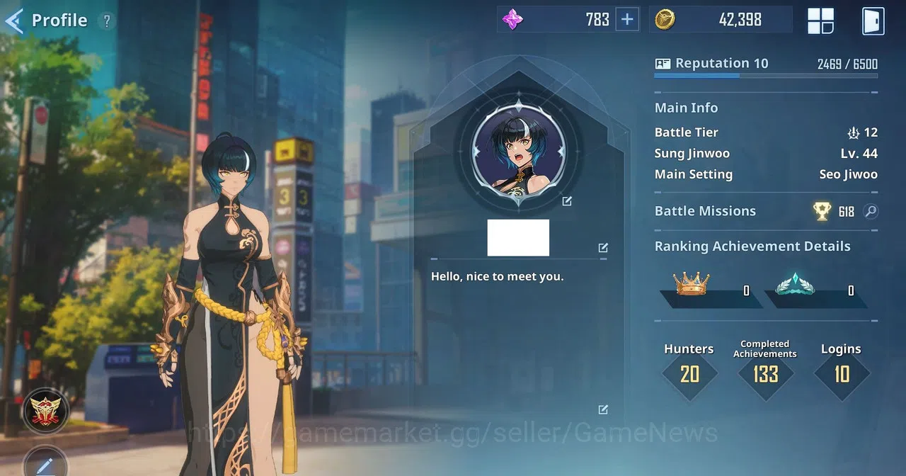7 SSR | (Moonshadow A1, Plum, Scythe) Cha Hae+Weap, SeoJiwoo A1+Weap, SilverMane+Weap, Choi, Emma, WooJin| Check SS (SLA702) Solo Leveling: ARISE Accounts 7 SSR | (Moonshadow A1, Plum, Scythe) Cha Hae+Weap, SeoJiwoo A1+Weap, SilverMane+Weap, Choi