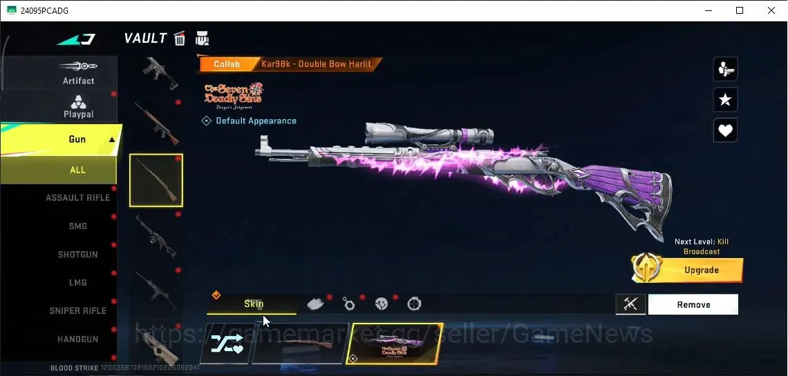 Blood Strike Accounts ASIA|Collab 7DS [AK47,Kar98k,QBZ95]+2 ULTRA [Ethan image 14
