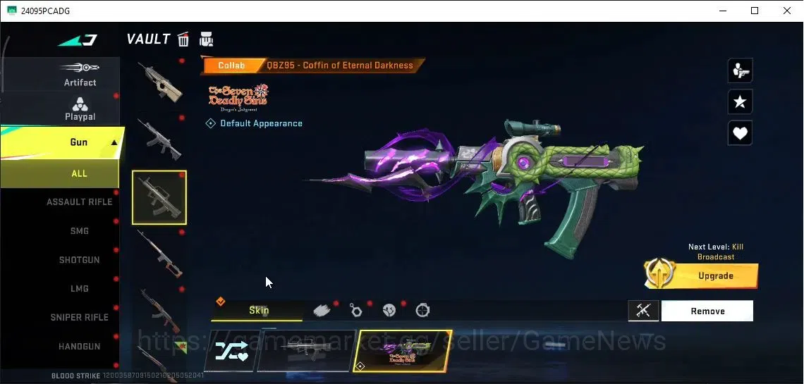 Blood Strike Accounts ASIA|Collab 7DS [AK47,Kar98k,QBZ95]+2 ULTRA [Ethan image 15