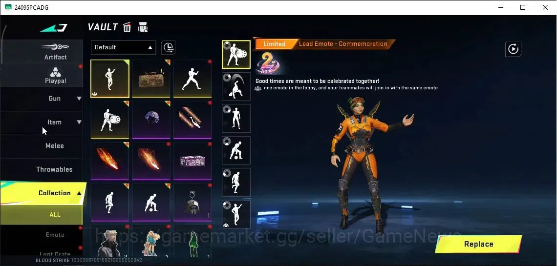 Blood Strike Accounts ASIA|Collab 7DS [AK47,Kar98k,QBZ95]+2 ULTRA [Ethan image 17