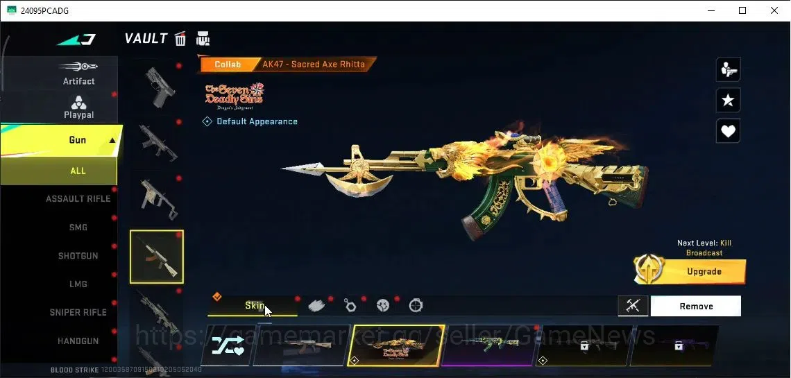 Blood Strike Accounts ASIA|Collab 7DS [AK47,Kar98k,QBZ95]+2 ULTRA [Ethan image 9