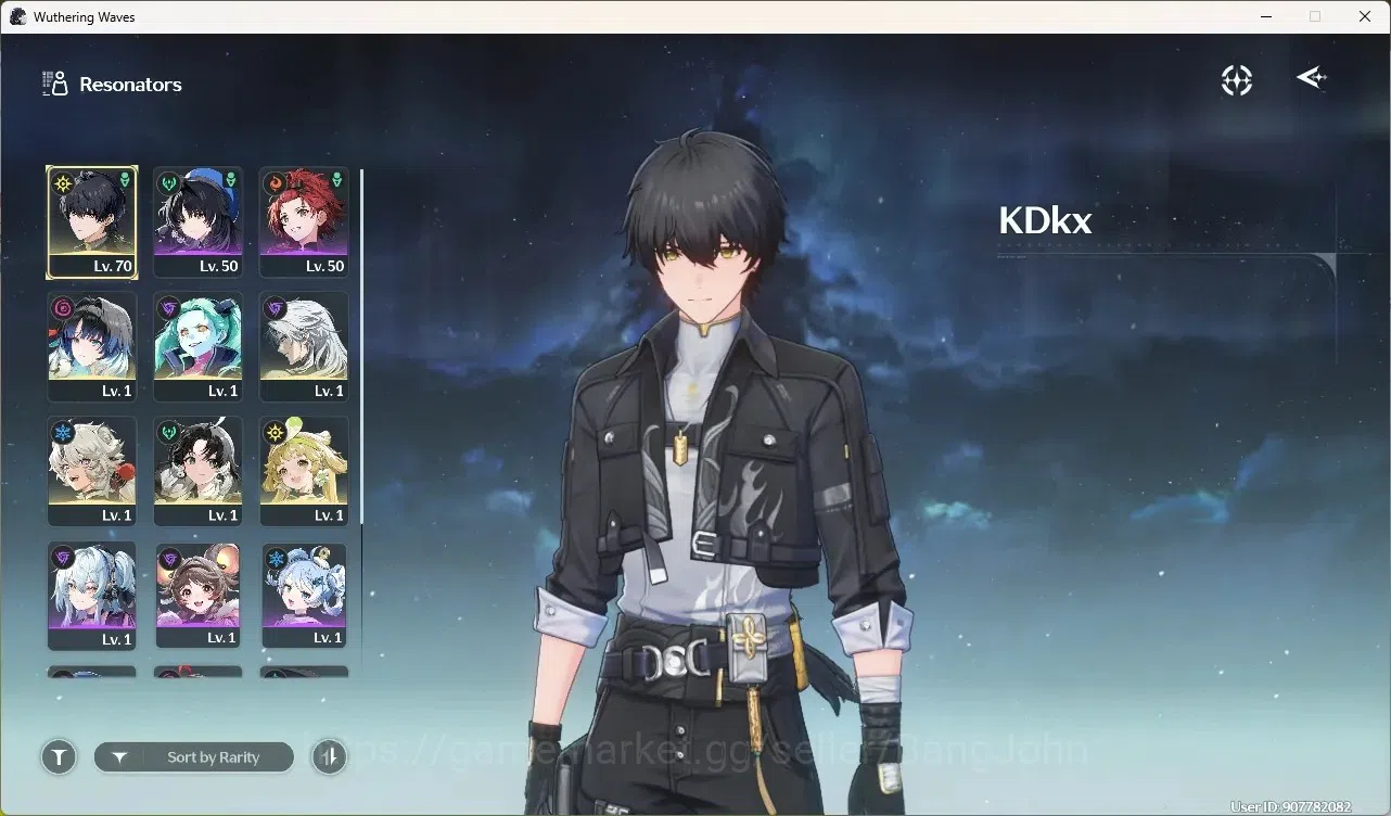 Wuthering Waves Accounts Starter SEA|UL 49|Rank 5|2 Char Limited[Yangyang: Xuanling Rc6]+Sign,Rebecca|121 Astrite| Mc Male 2