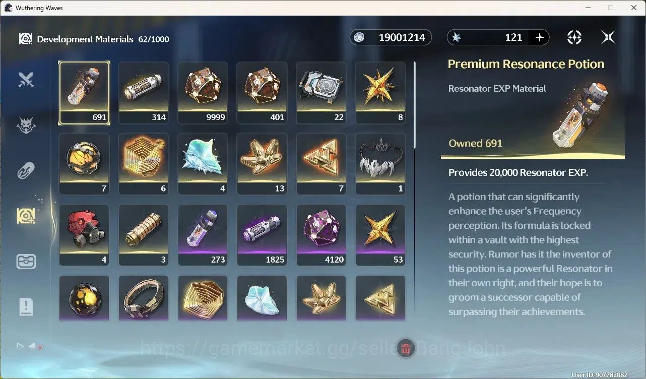 Wuthering Waves Accounts Starter SEA|UL 49|Rank 5|2 Char Limited[Yangyang: Xuanling Rc6]+Sign,Rebecca|121 Astrite| Mc Male 20