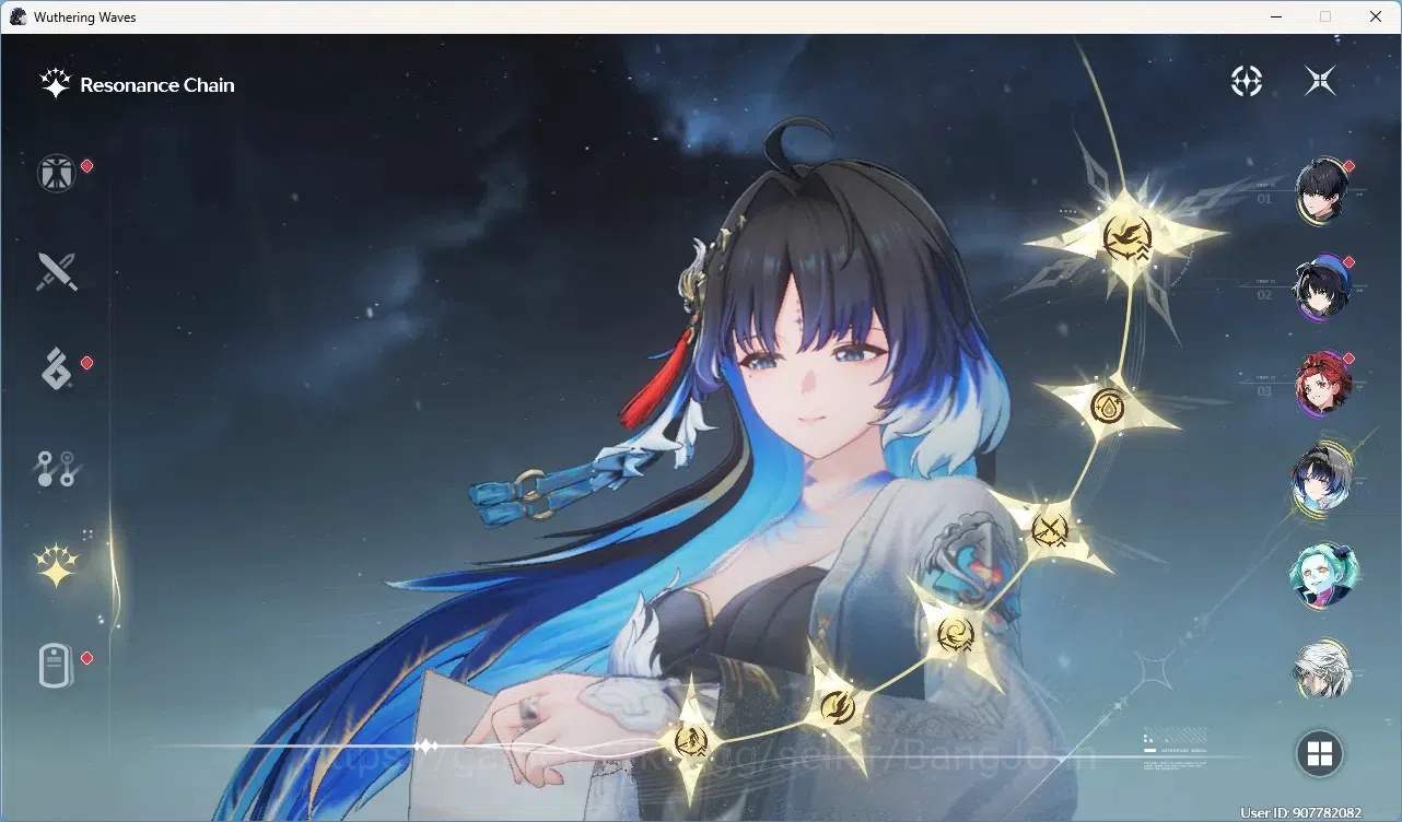 Wuthering Waves Accounts Starter SEA|UL 49|Rank 5|2 Char Limited[Yangyang: Xuanling Rc6]+Sign,Rebecca|121 Astrite| Mc Male 3