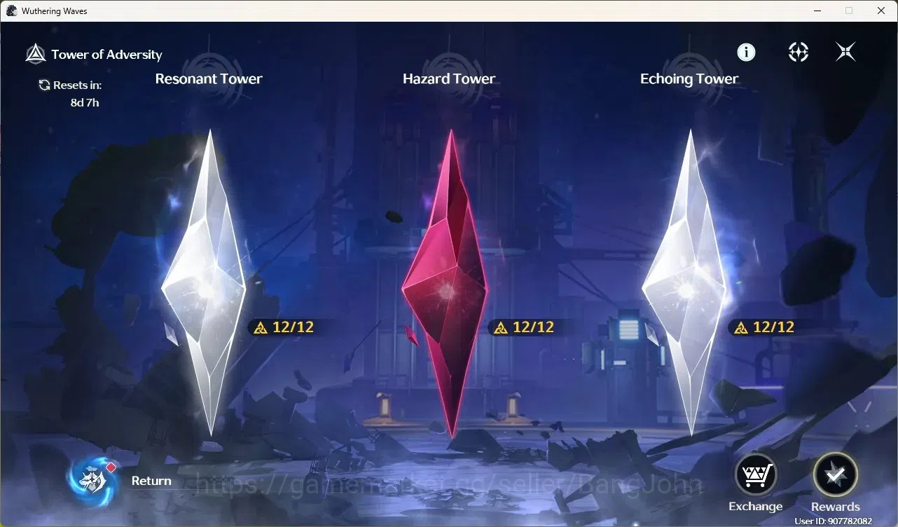 Wuthering Waves Accounts Starter SEA|UL 49|Rank 5|2 Char Limited[Yangyang: Xuanling Rc6]+Sign,Rebecca|121 Astrite| Mc Male 5