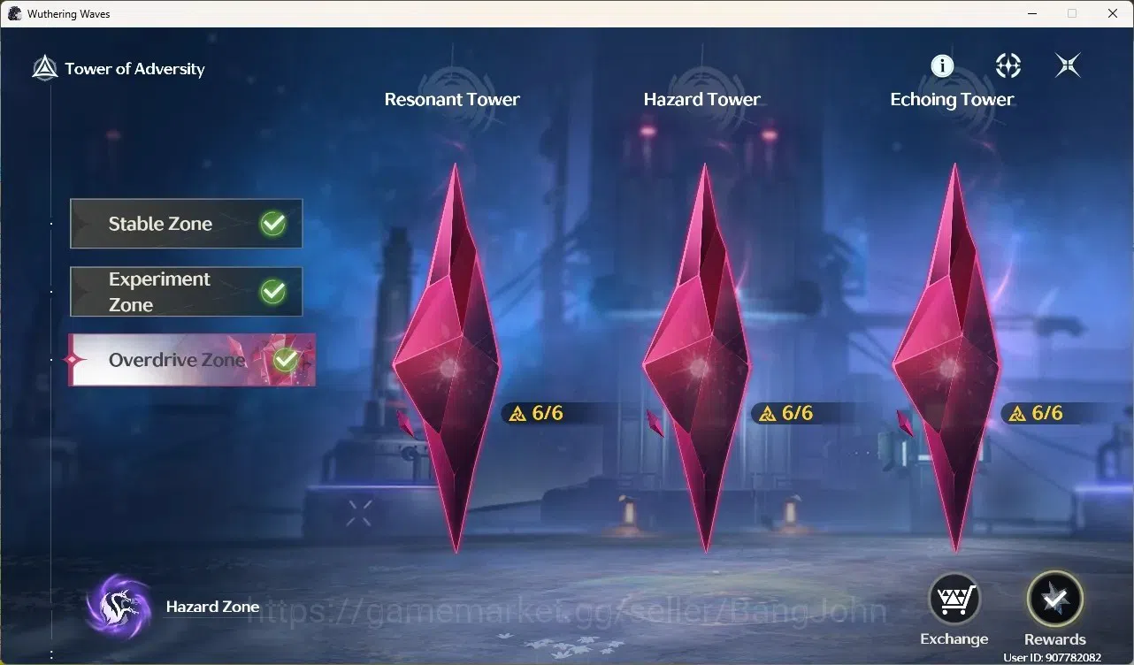 Wuthering Waves Accounts Starter SEA|UL 49|Rank 5|2 Char Limited[Yangyang: Xuanling Rc6]+Sign,Rebecca|121 Astrite| Mc Male 6
