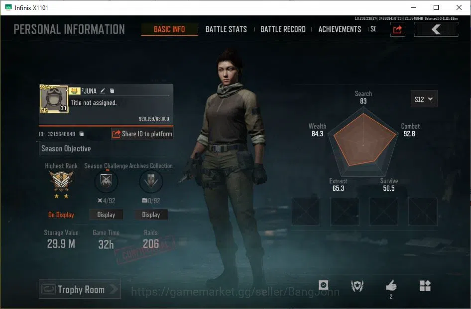 Arena Breakout Accounts MOBILE Lvl 30 | SV 29,9 M | CV 19,1 M |MORE SKIN S image 1