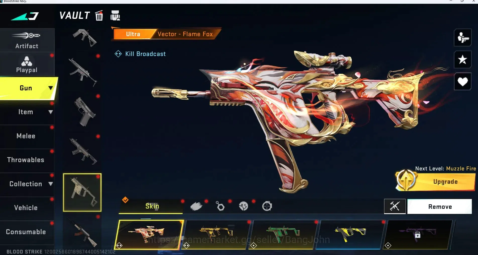 Blood Strike Accounts ASIA |ETHERNAL,AK47(LVL1),UMP45(LVL5)|ULTRA,M700,V image 5