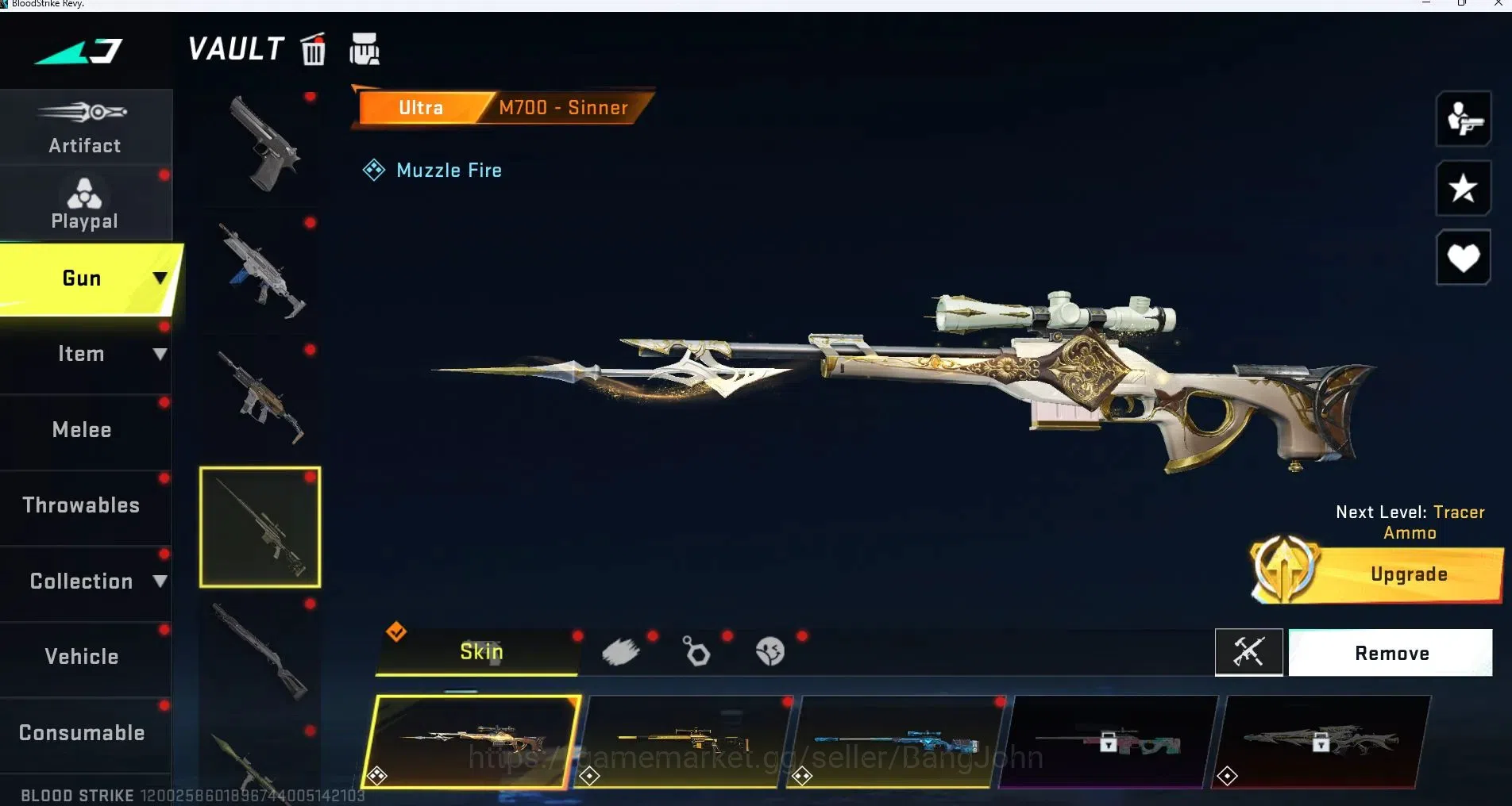 Blood Strike Accounts ASIA |ETHERNAL,AK47(LVL1),UMP45(LVL5)|ULTRA,M700,V image 7