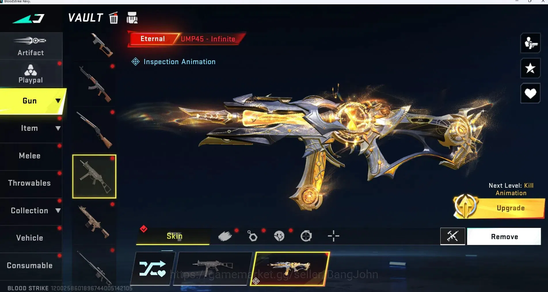 Blood Strike Accounts ASIA |ETHERNAL,AK47(LVL1),UMP45(LVL5)|ULTRA,M700,V image 8
