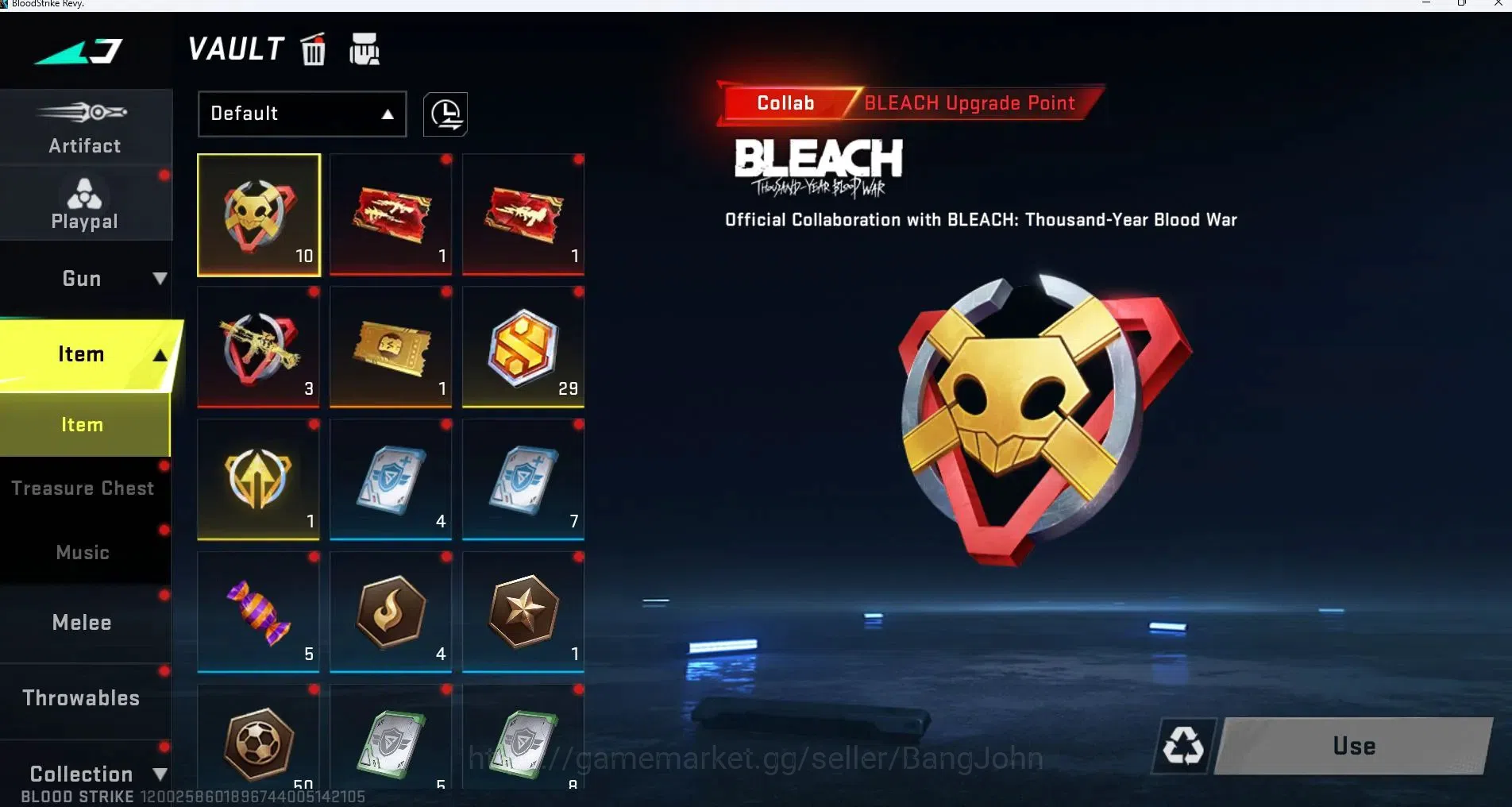 Blood Strike Accounts ASIA |ETHERNAL,AK47(LVL1),UMP45(LVL5)|ULTRA,M700,V image 9